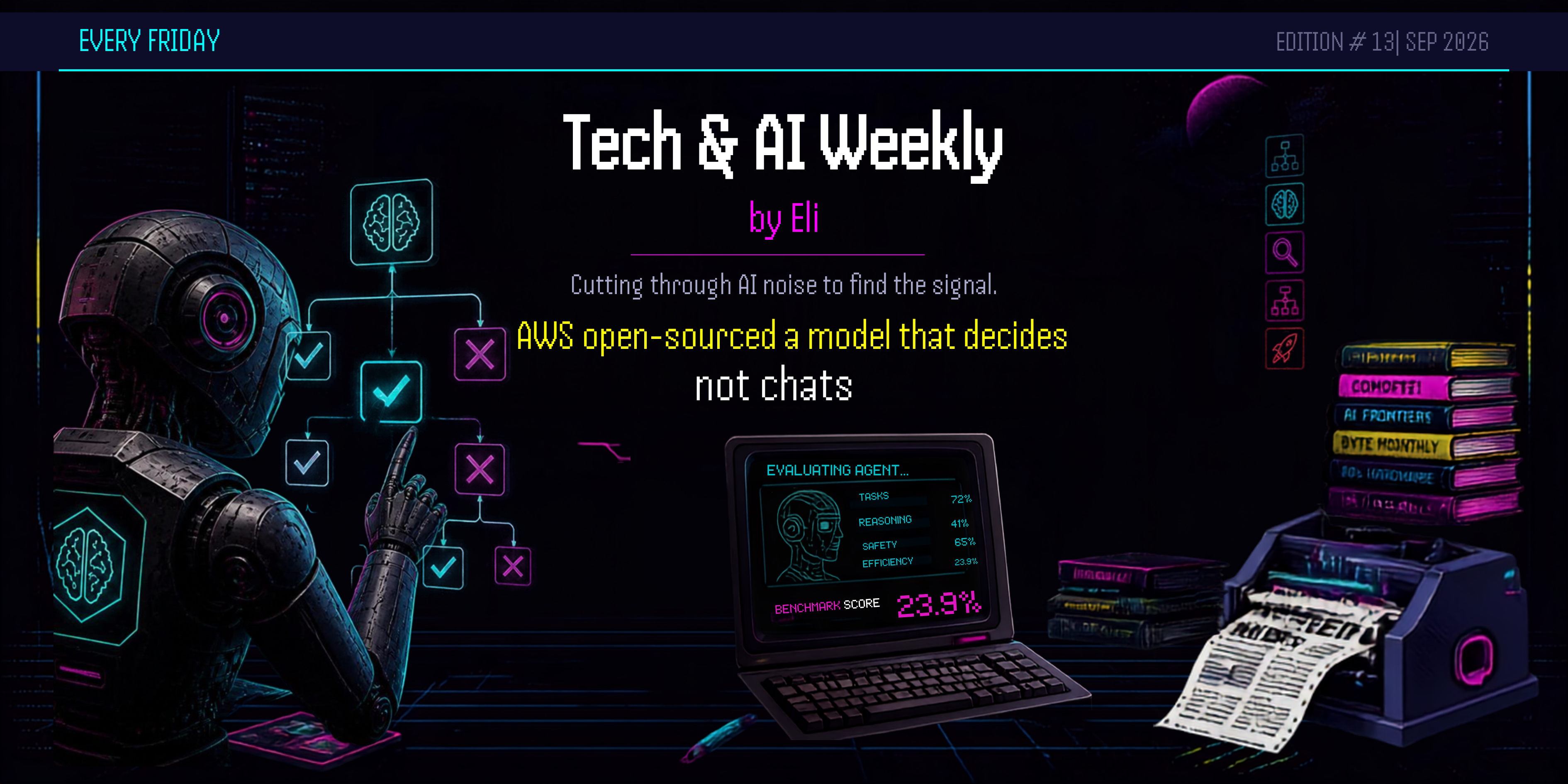 The model that decides instead of chatting. Tech & AI Weekly by Eli, October 02 2026